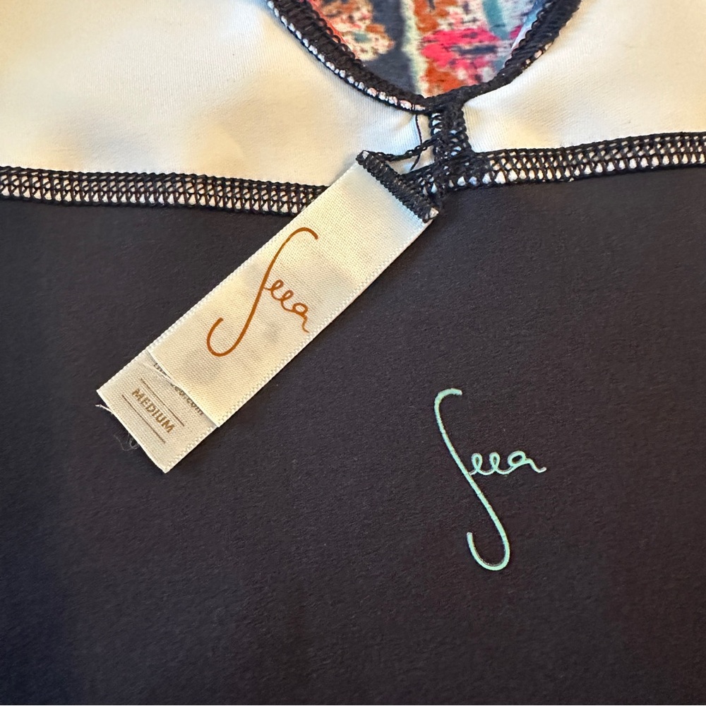 Seea Black & Pink Lido One Piece Swimsuit/Surfsuit 🏄🏻‍♀️ 🌊 - Picture 12 of 13